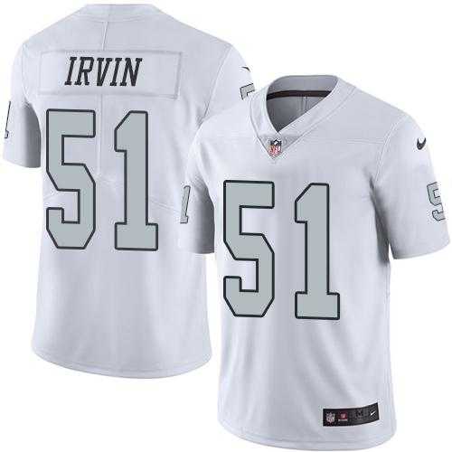 Nike Men & Women & Youth Raiders 51 Bruce Irvin White Color Rush Limited Jersey,We sell and wholesale Nike Men & Women & Youth Raiders 51 Bruce Irvin White Color Rush Limited Jersey on line form chian!